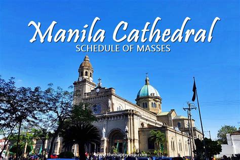 manila cathedral mass schedule.